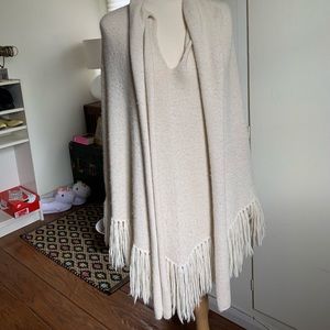 Joseph Fringed 100% Alpaca Poncho
